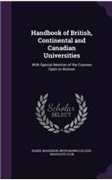 Handbook of British, Continental and Canadian Universities