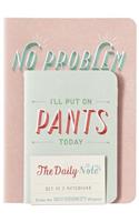 Daily Dishonesty: The Daily Note (Set of 3 Notebooks)