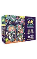 Piece It Together Family Puzzle: Catstronauts!