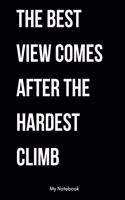 The best view comes after the hardest climb