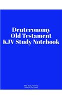 Deuteronomy Old Testament KJV Study Notebook