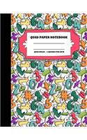 Quad Paper Notebook. Quad Ruled-4 Squares Per Inch