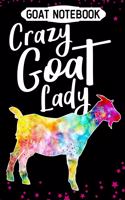 Goat notebook Crazy Goat Lady