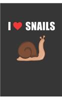 I Heart Snails Notebook