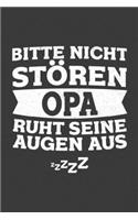 Bitte nicht stören Opa ruht seine Augen aus: Jahres-Kalender für das Jahr 2020 DinA-5 Jahres-Planer Organizer