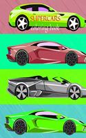 Supecars coloring book