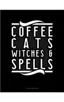 Coffee Cats Witches & Spells: Two Column Ledger