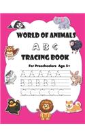 World of animals ABC tracing book