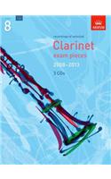 Selected Clarinet Exam Recordings, 2008-2013, Grade 8 (ABRSM Exam Pieces)