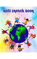 Kids Sketch Book: 8"x10" a Cute Book of Writing, Drawing, Doodling or Sketching Journal for Kids 100 Pages (Volume 8)