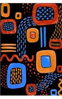 Journal Notebook Colorful Abstract Pattern 3