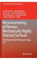 Microstructuring of Thermo-Mechanically Highly Stressed Surfaces