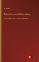 Notice historique et bibliographique