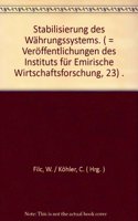 Stabilisierung Des Wahrungssystems