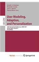 User Modeling, Adaptation and Personalization