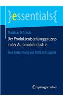 Der Produktentstehungsprozess in Der Automobilindustrie