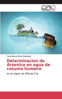 Determinacion de Arsenico en agua de cosumo humano