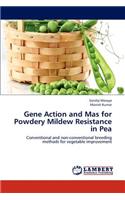 Gene Action and Mas for Powdery Mildew Resistance in Pea