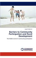 Barriers to Community Participation and Rural Development