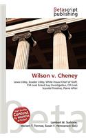 Wilson V. Cheney: (English)