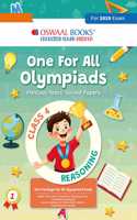 Oswaal One for All Olympiads Previous Year Solved Papers Class 4 Reasoning For 2025 Exam