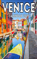 Venice Calendar 2021: 16-Month Calendar, Cute Gift Idea For Italy Lovers Women & Men