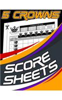 5 Crowns Score Sheets