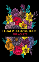 Flower Coloring Book for Adults