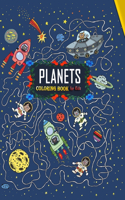 planets coloring book for kids