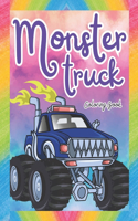 monster truck coloring book