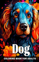 Dog Coloring Book for Adults: Dog Coloring Pages with Realistic Canine Designs to Color