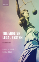 English Legal System 9th Edition