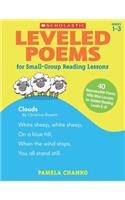 Leveled Poems for Small-Group Reading Lessons