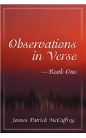 Observations in Verse--Book One