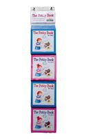 Potty Books 16-Copy Hanging Vinyl Display