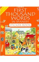 First Thousand Words In Spanish Sticker Book
