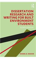 Dissertation Research and Writing for Built Environment Students