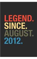 Legend Since August 2012