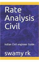 Rate Analysis Civil: Indian Civil engineer Guide