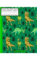 Dinosaurs Primary Story Paper Journal