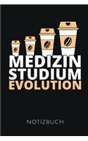 Medizin Studium Evolution Notizbuch