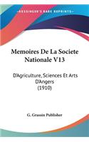 Memoires de La Societe Nationale V13