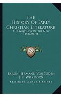 History Of Early Christian Literature