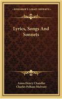 Lyrics, Songs and Sonnets