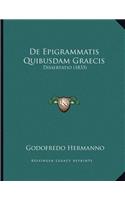 De Epigrammatis Quibusdam Graecis