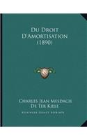 Du Droit D'Amortisation (1890)