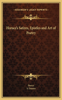 Horace's Satires, Epistles and Art of Poetry