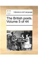 The British poets. Volume 5 of 44