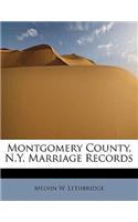 Montgomery County, N.Y. Marriage Records