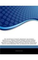 Articles on Ste. Genevieve County, Missouri, Including